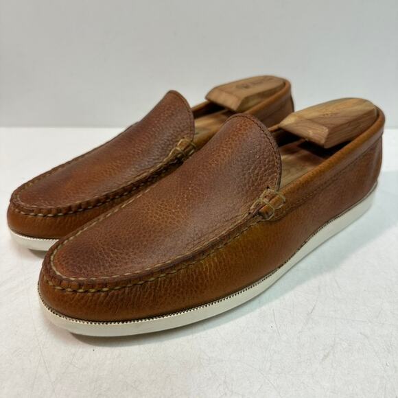 VERY GOOD Rancourt & Co. Dirigo Vintage Venetian Loafer Brown Buckaroo USA 7 - Picture 1 of 10